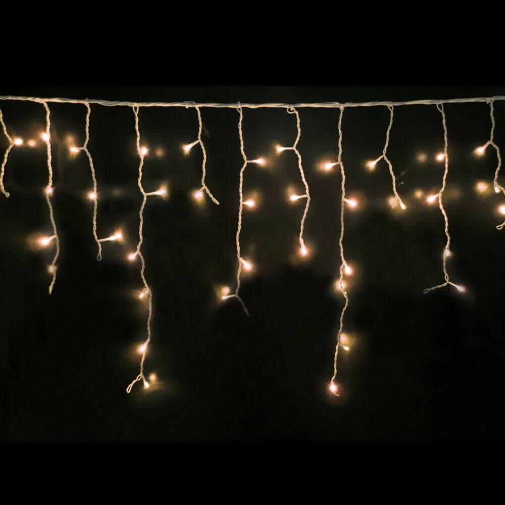 500 LED Curtain Fairy String Lights - Warm White| Factory to Home