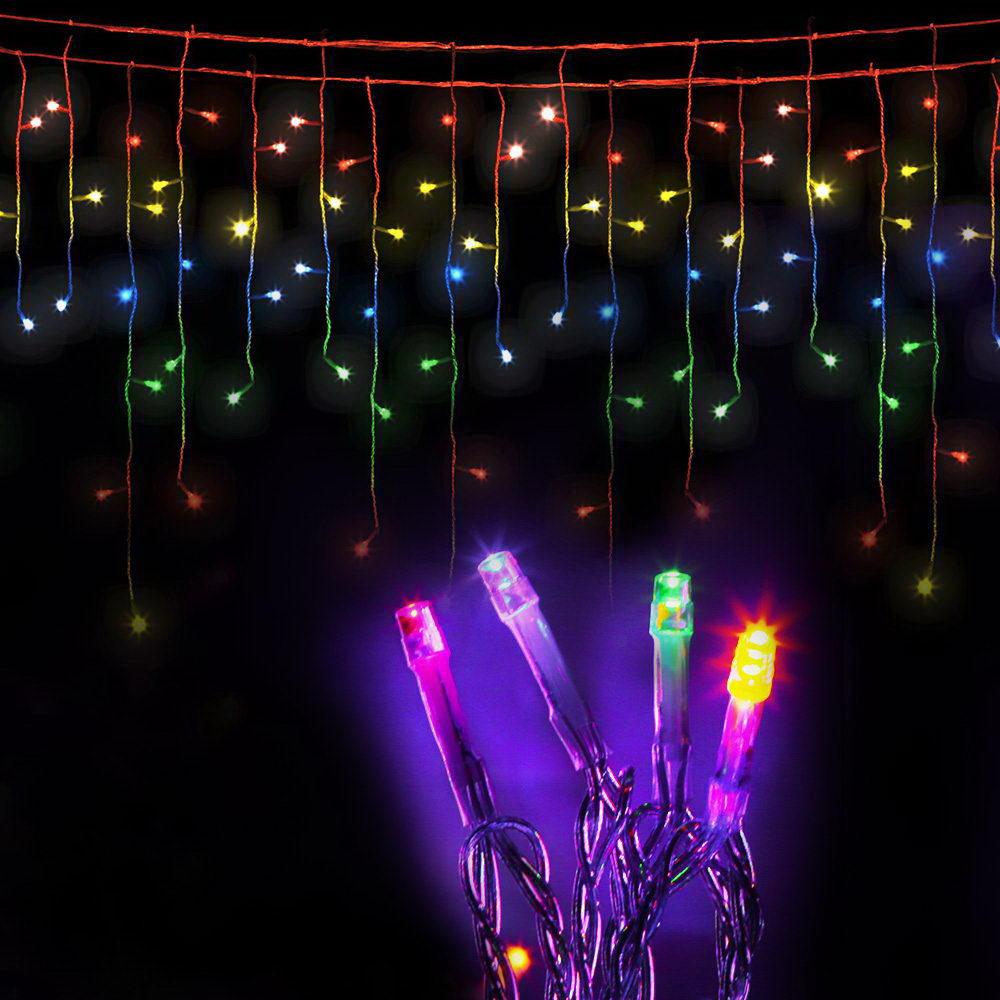 800 LED Christmas Icicle Lights Mutlicolour Factory to Home