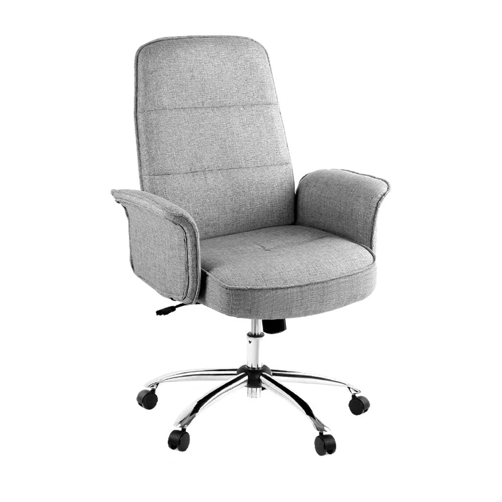 Fabric Office Chair Grey Factory to Home