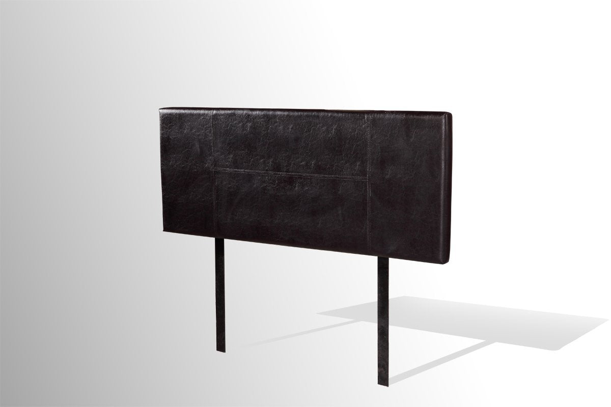 PU Leather Headboard Double Size Black Factory to Home