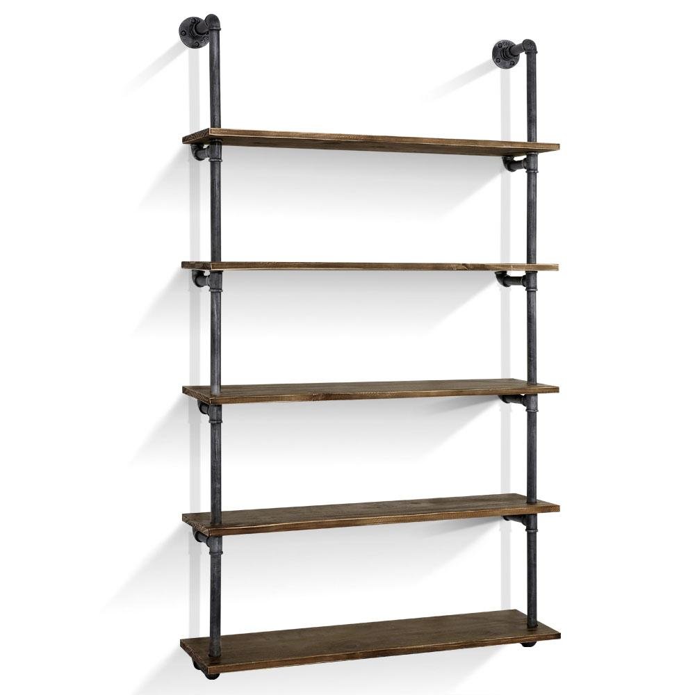 Wall Mounted Industrial Pipe Shelf