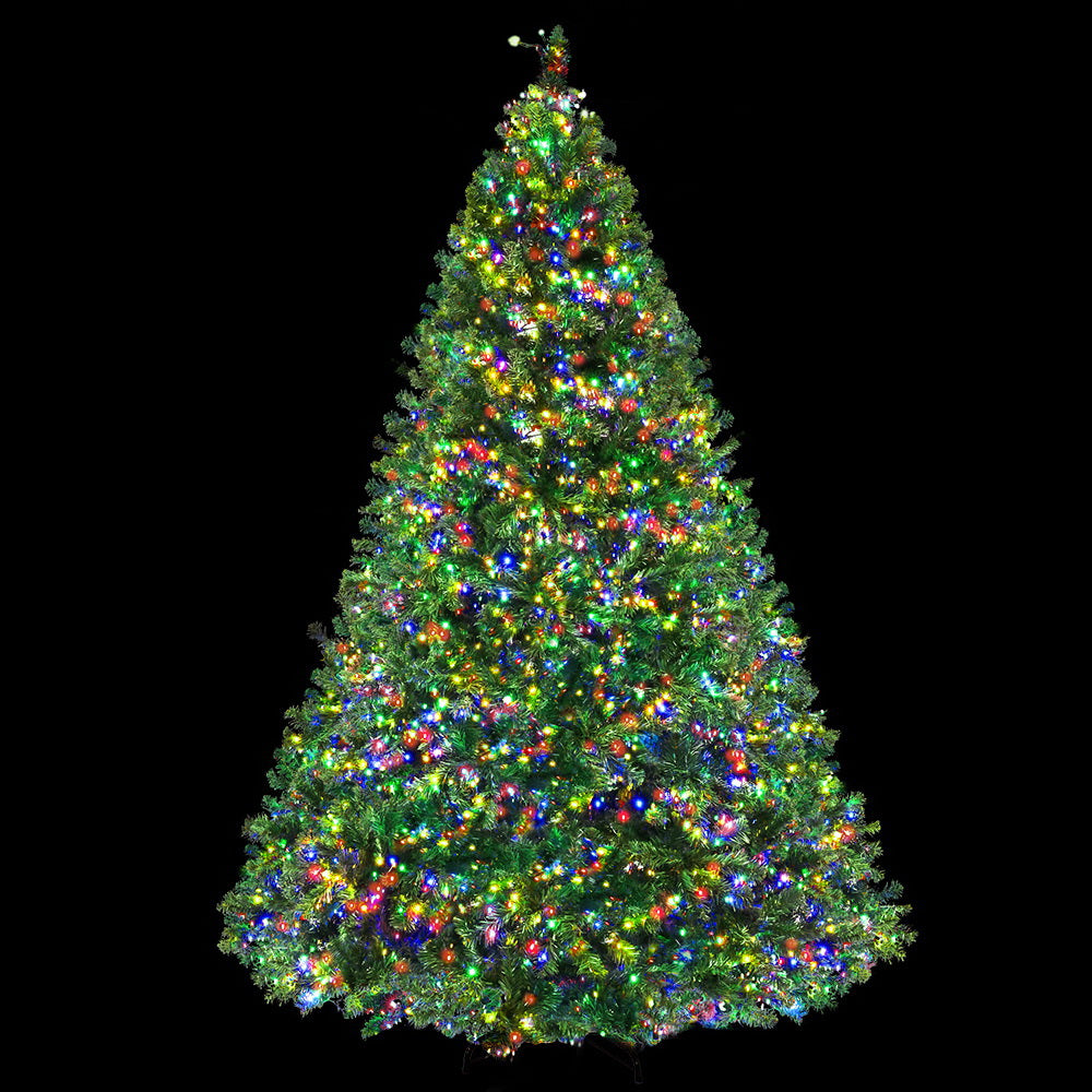 7FT/2.1m Christmas Tree - 2800 LED Lights - 8 Modes Multi Colour