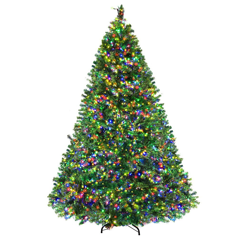 7FT/2.1m Christmas Tree - 2800 LED Lights - 8 Modes Multi Colour