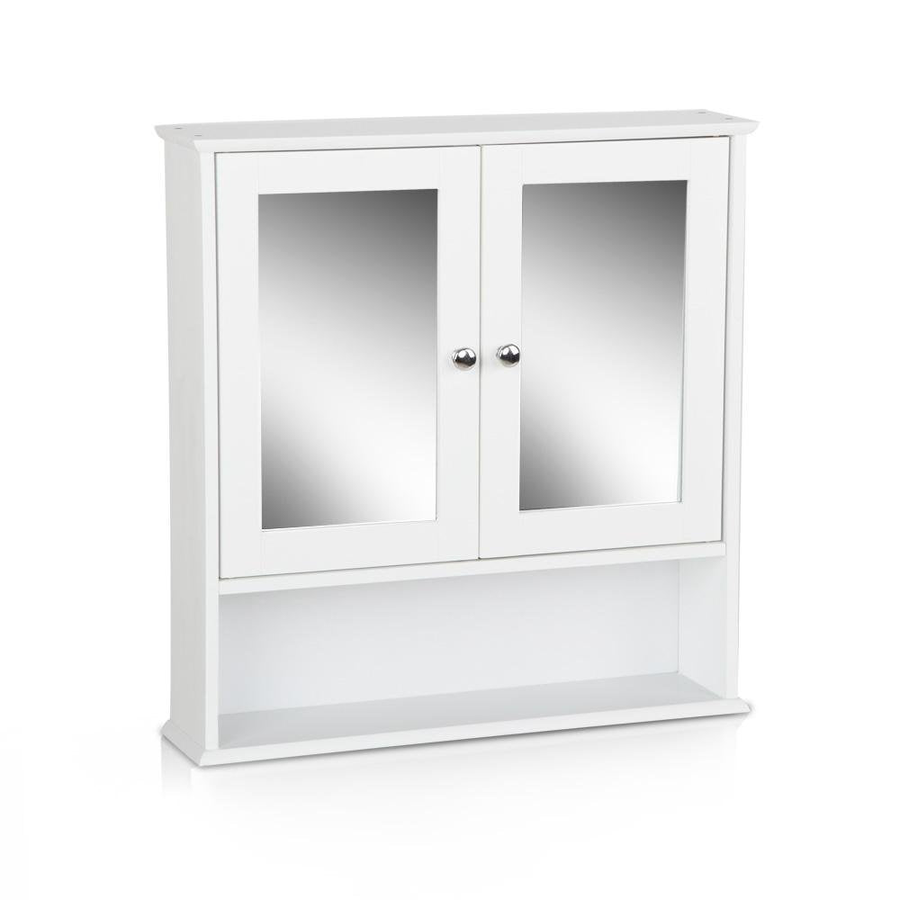 Bathroom Tallboy with Mirror White Factory to Home