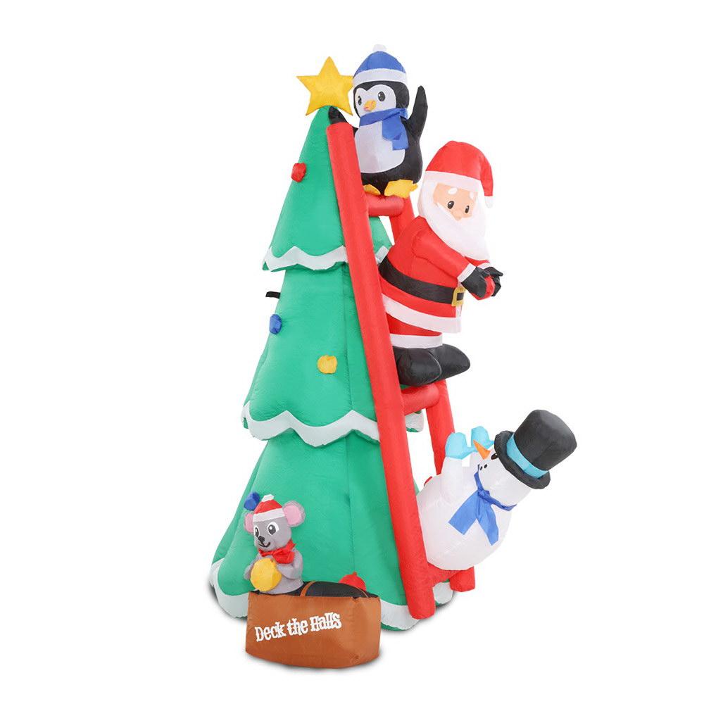 Inflatable Christmas Tree Santa - 1.8M | Factory to Home