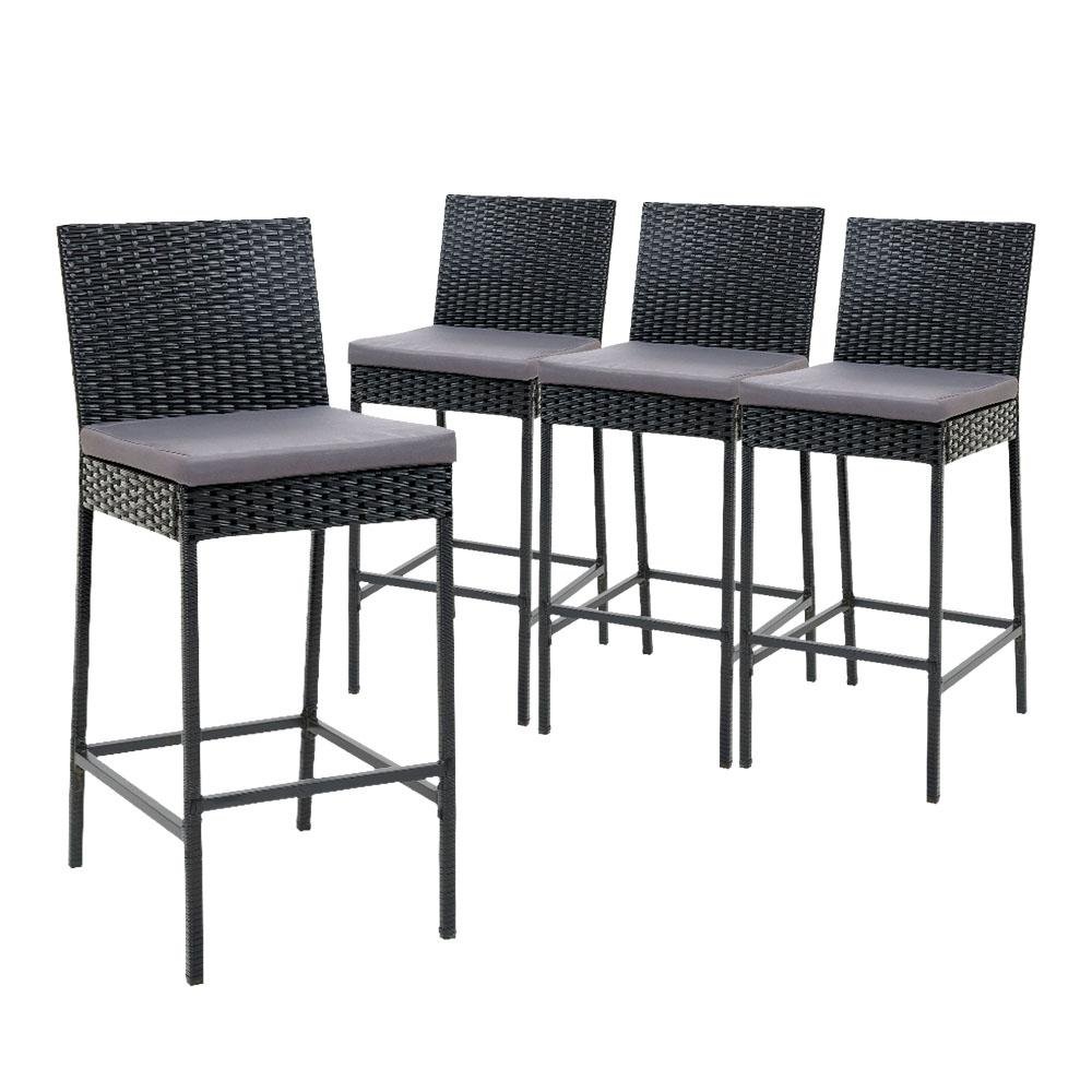 Rattan Bar Stools/Outdoor Dining Chairs X4 Factory to Home