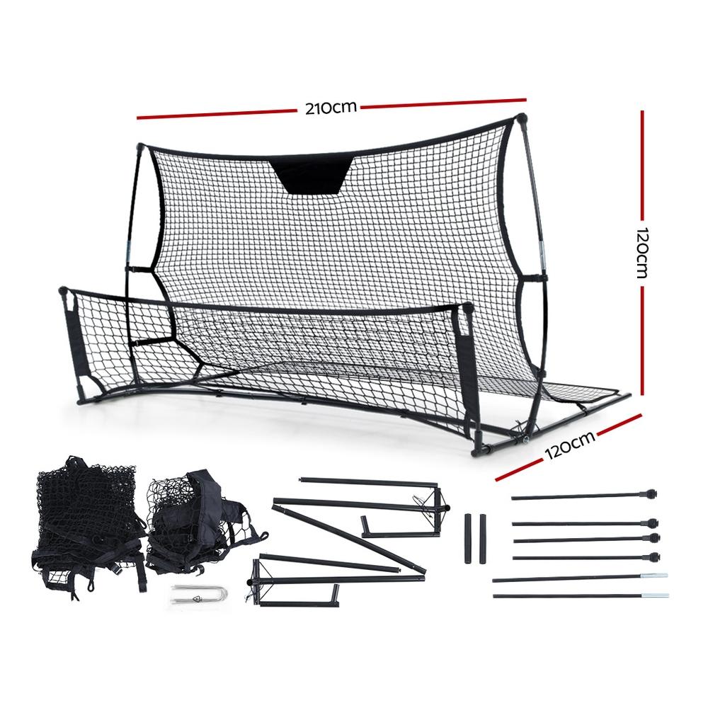 Portable Soccer Rebounder Net/Volley Training Goal Trainer XL