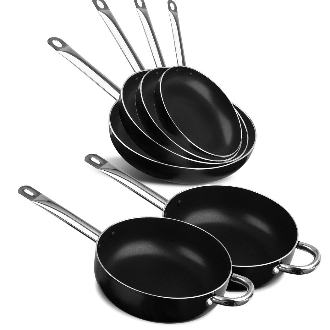 Solaris Non Stick Frypan Cookware Set Deep Frypan | Factory to Home